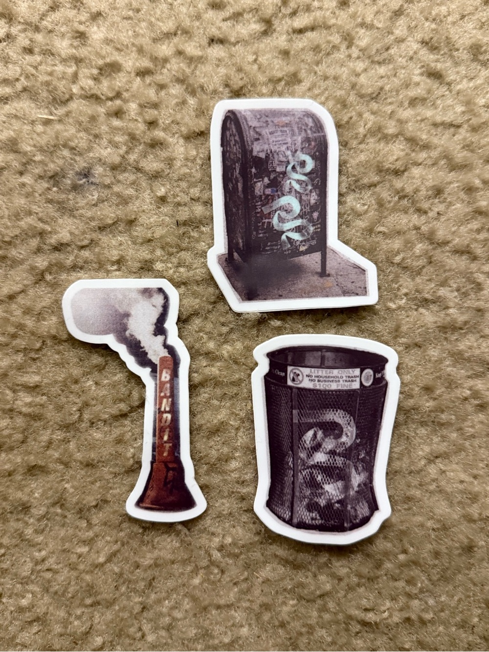 Bandit Running Stickers